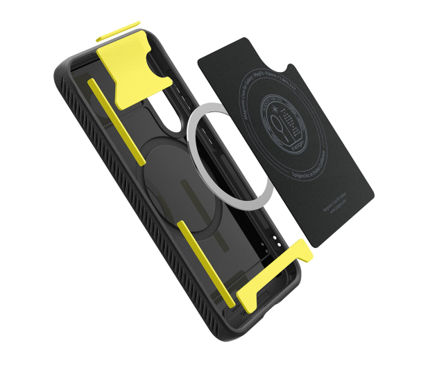 SPIGEN Rugged Armor Mag Magsafe do Samsung Galaxy S25 Matte Black ACS08998 - 1313176 - zdjęcie 5